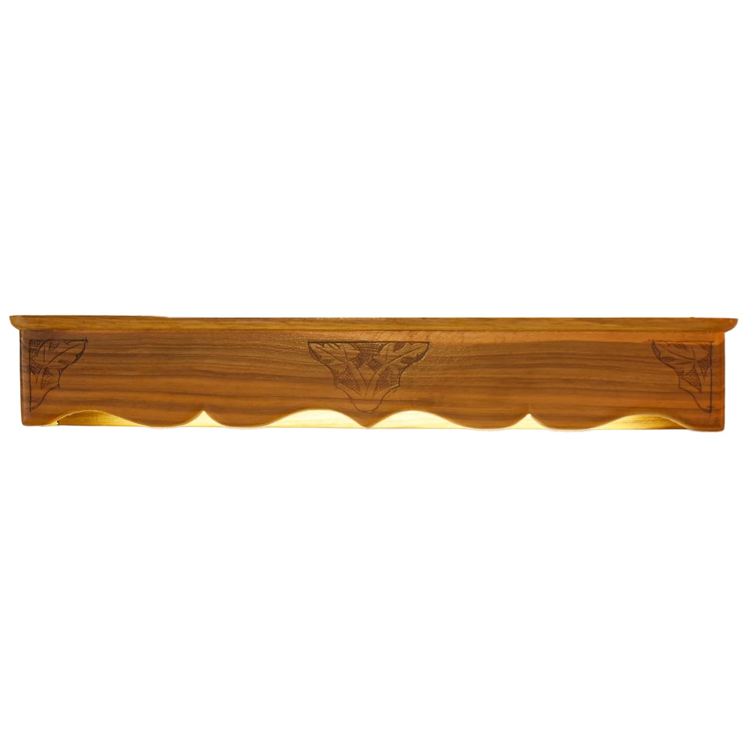 Home Decor Kashmir Art and Craft Antique Vintage Walnut Wood LED Mirror Light WW-1810 Home Decor Kashmir Art and Craft Antique Vintage Walnut Wood LED Mirror Light WW-1810